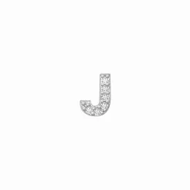14k Skinny J Charm (white)