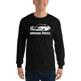 1970 Chevelle Car Long Sleeve T-Shirt - American Muscle Car Shirt