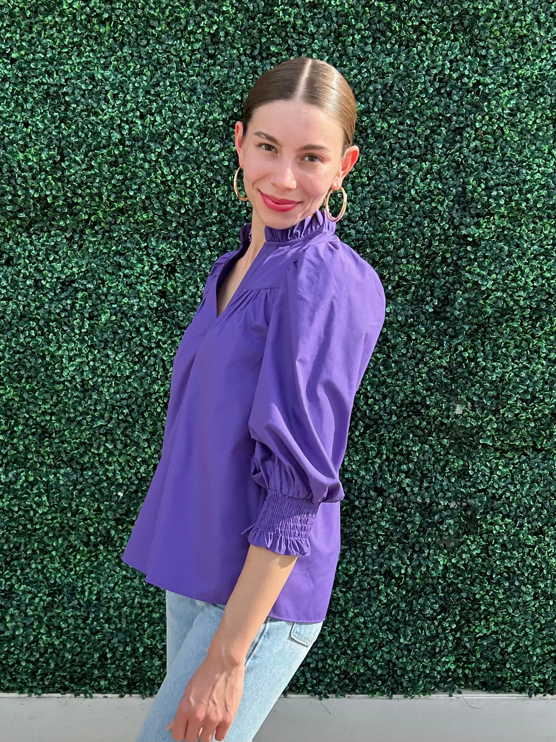 3/4 Sleeve Cotton Top