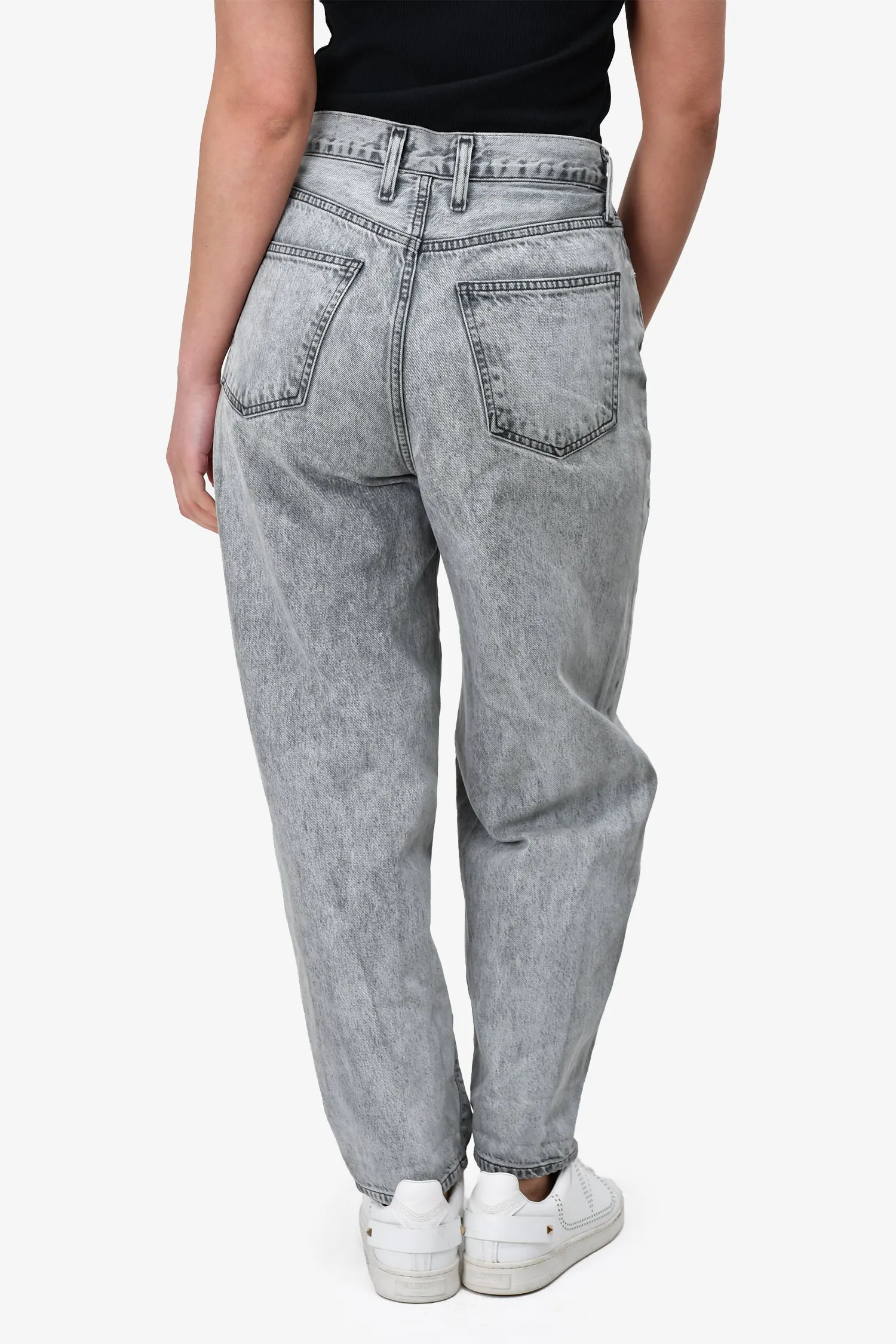 Agolde Grey Denim Balloon Legged Jeans Size 27
