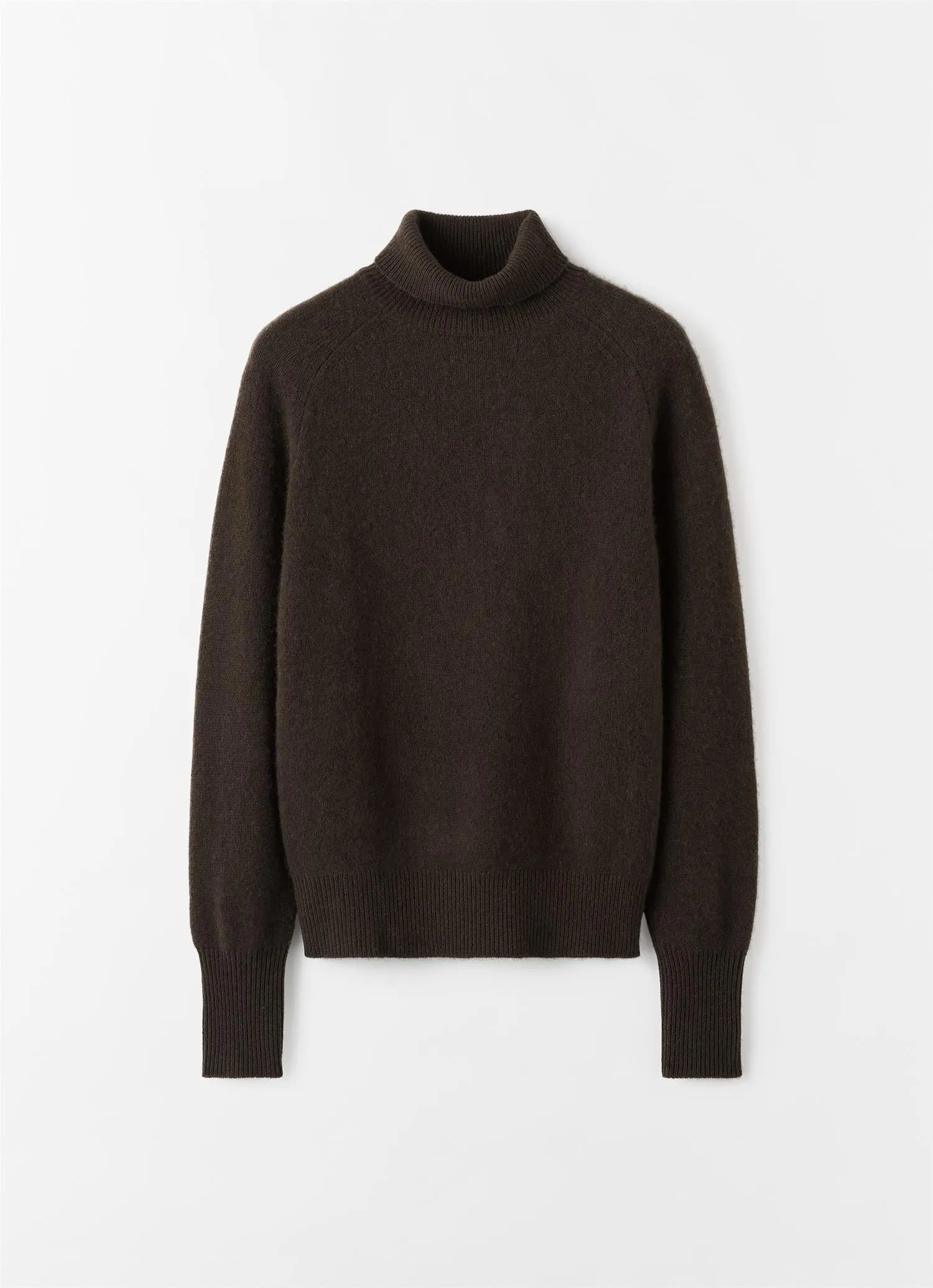ALMADA LABEL - Cozy Gigi Chocolate Turtleneck Sweater for Women