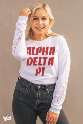 Alpha Delta Pi Fuego Long Sleeve