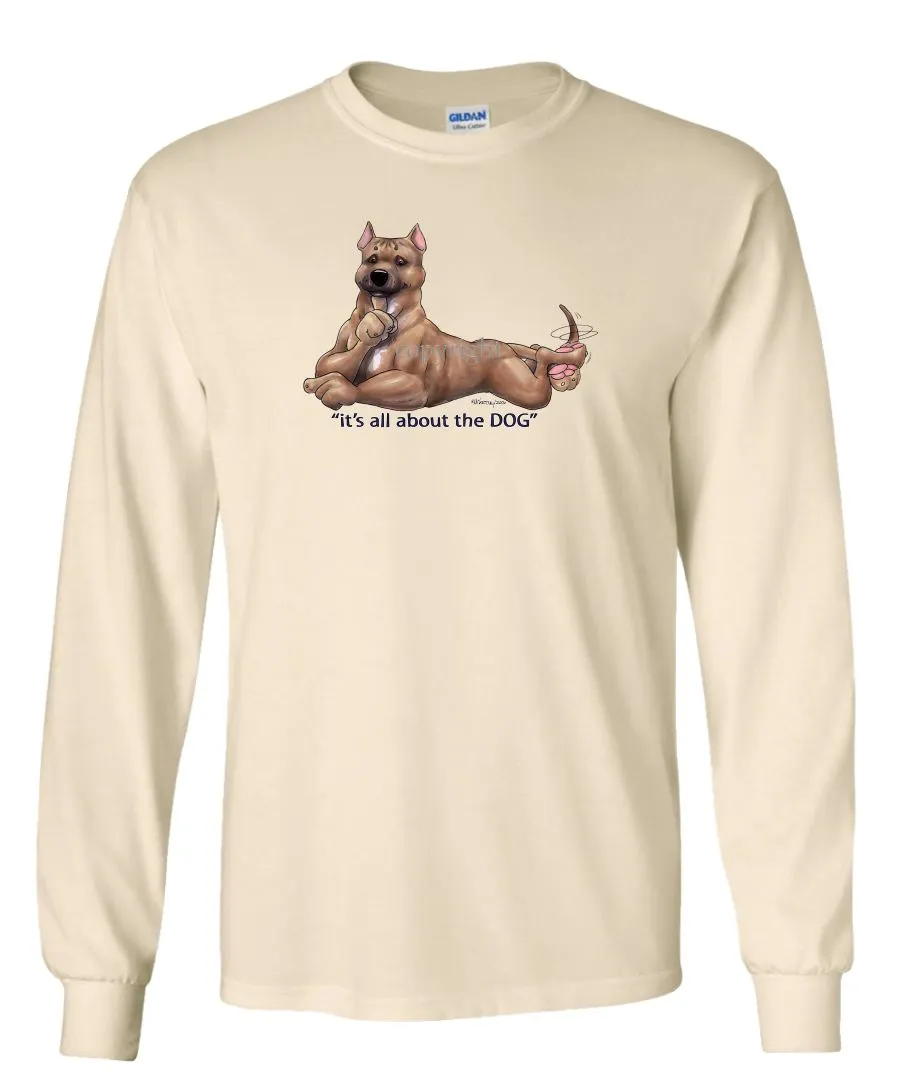 American Staffordshire Terrier - All About The Dog - Long Sleeve T-Shirt