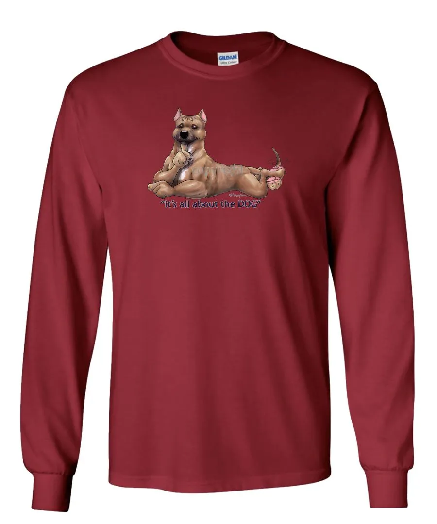 American Staffordshire Terrier - All About The Dog - Long Sleeve T-Shirt