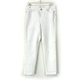 Anne Klein | Missy Skinny Ankle Jeans | Color: White | Size: 10