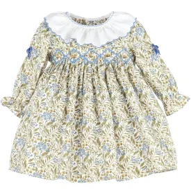 Autumn Chintz Floral Pleat Dress