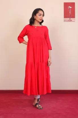 Baagh Tiered Dress