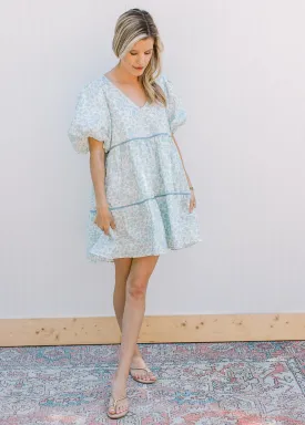 Baby Blues Floral Dress