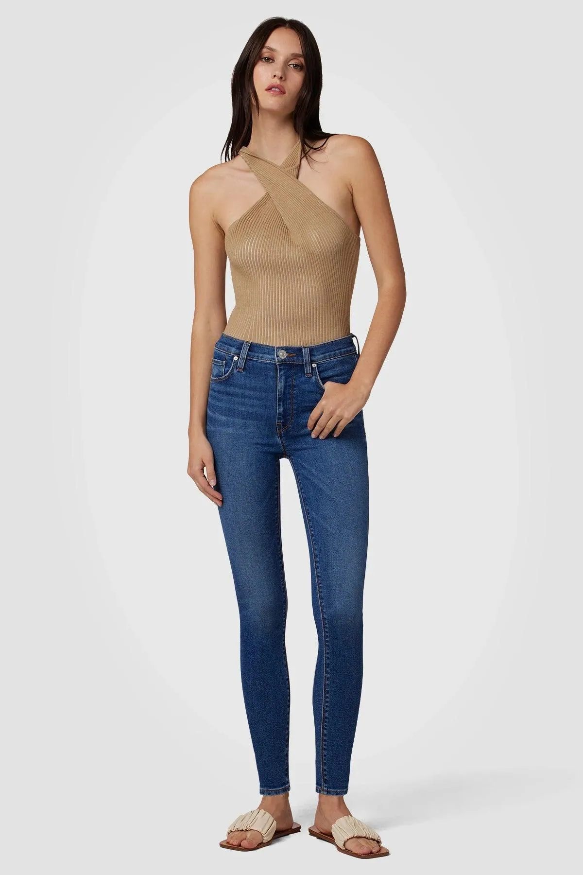 Barbara High Rise Super Skinny Ankle Jeans by Hudson (Various Colors)