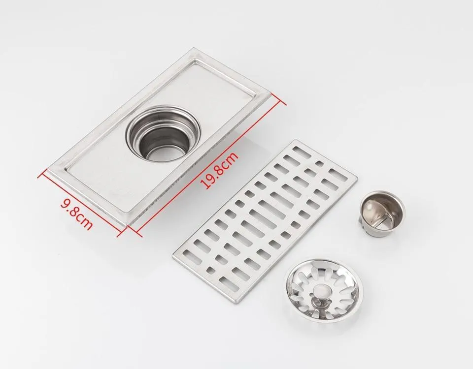 Bathroom Waste Grate Shower Drainer