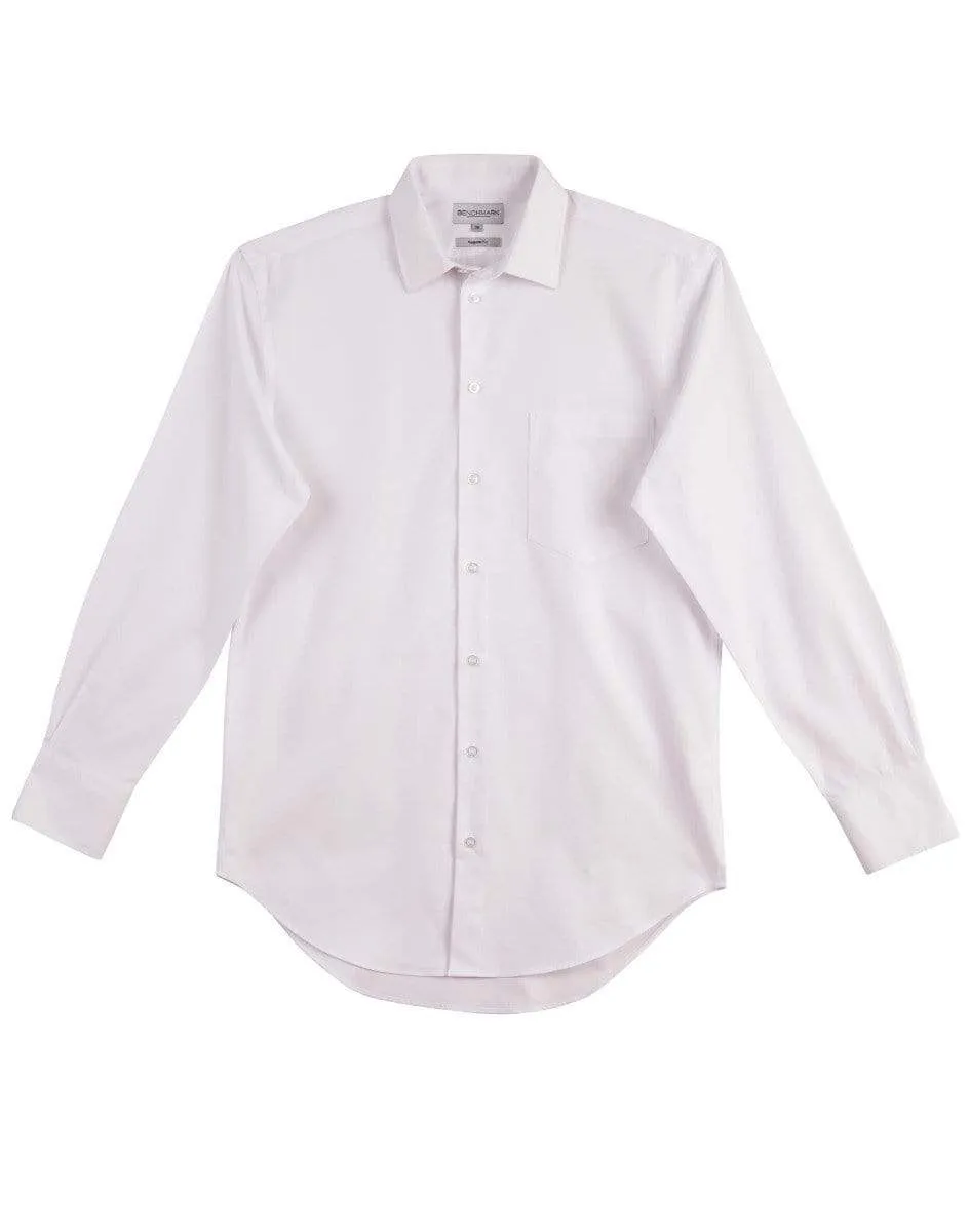 BENCHMARK Men's CVC Oxford Long Sleeve Shirt M7040L