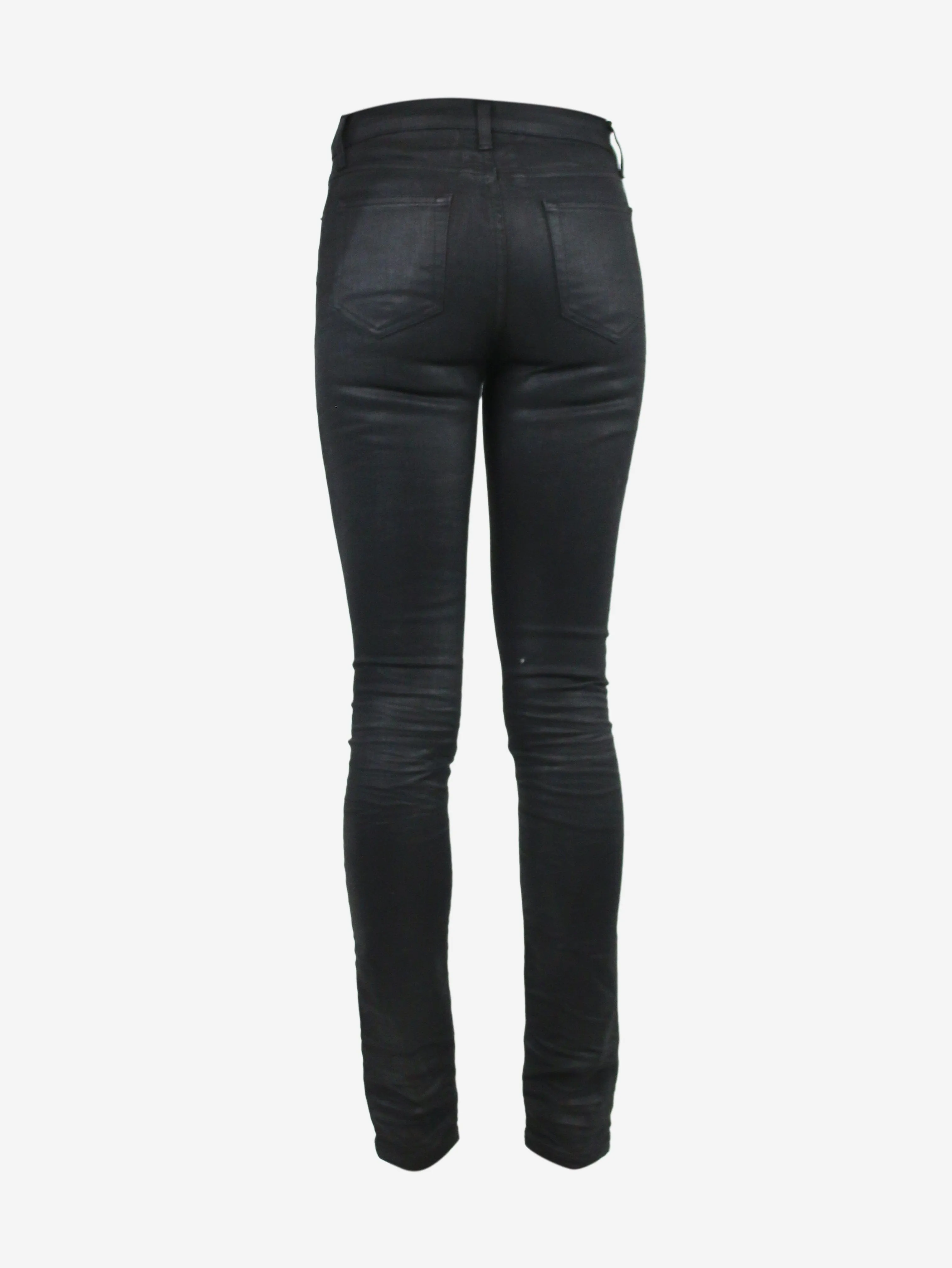 Black skinny jeans - size UK 6