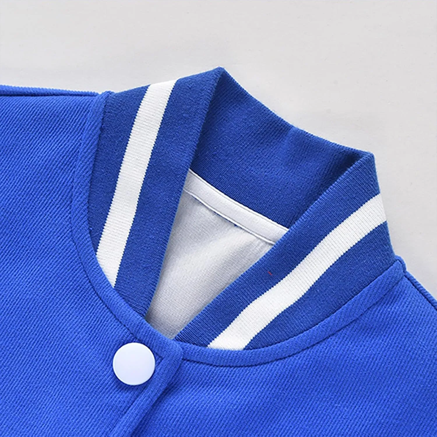 Boys Baseball Jacket Varsity Style Casual Fit Sport Kids Cardigan Sweatshirt Fall Winter Bomber Vintage Outerwear
