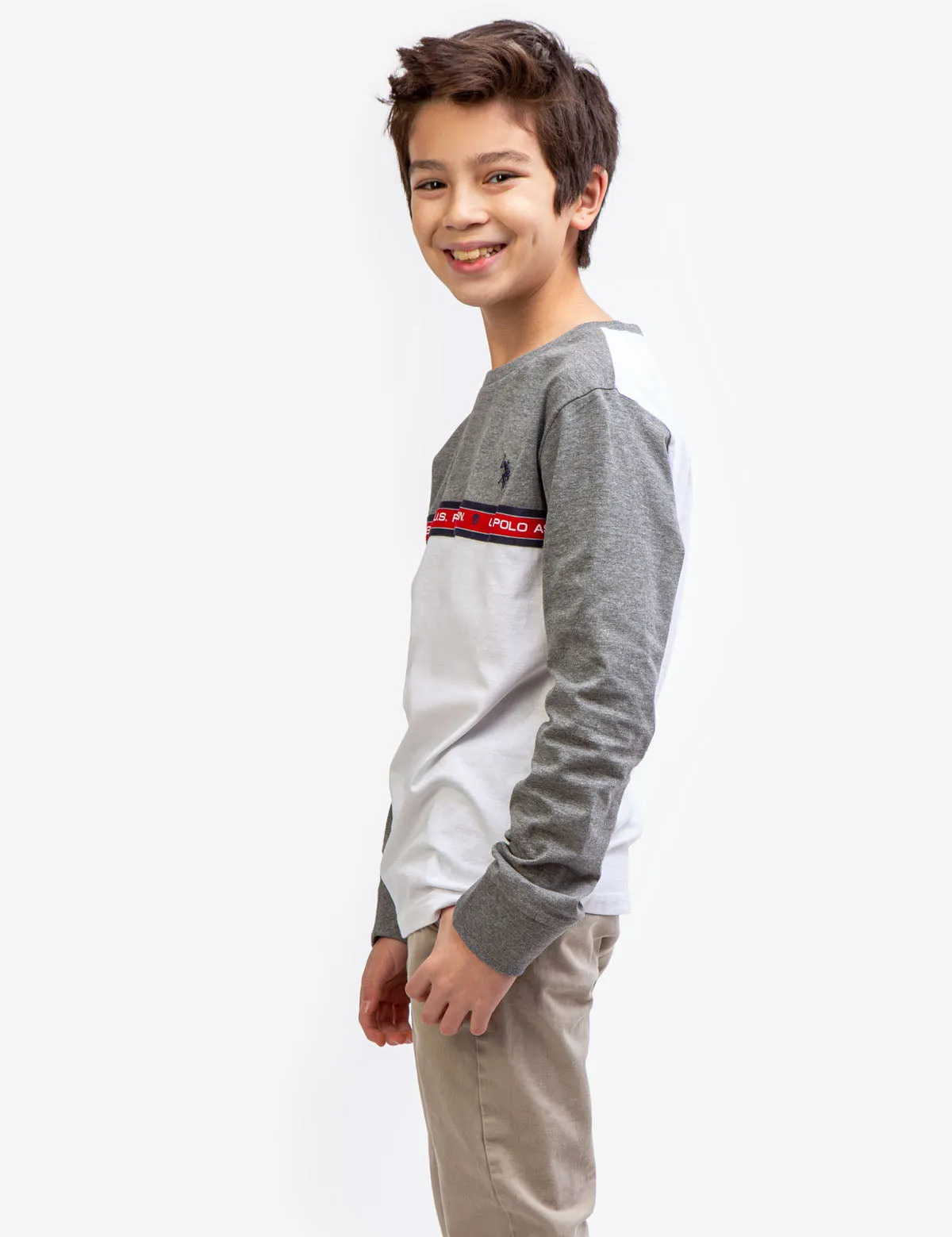 BOYS LONG SLEEVE USPA T-SHIRT