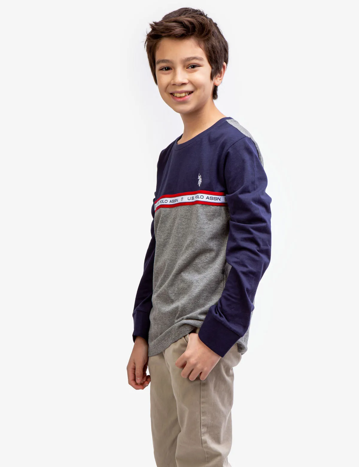 BOYS LONG SLEEVE USPA T-SHIRT