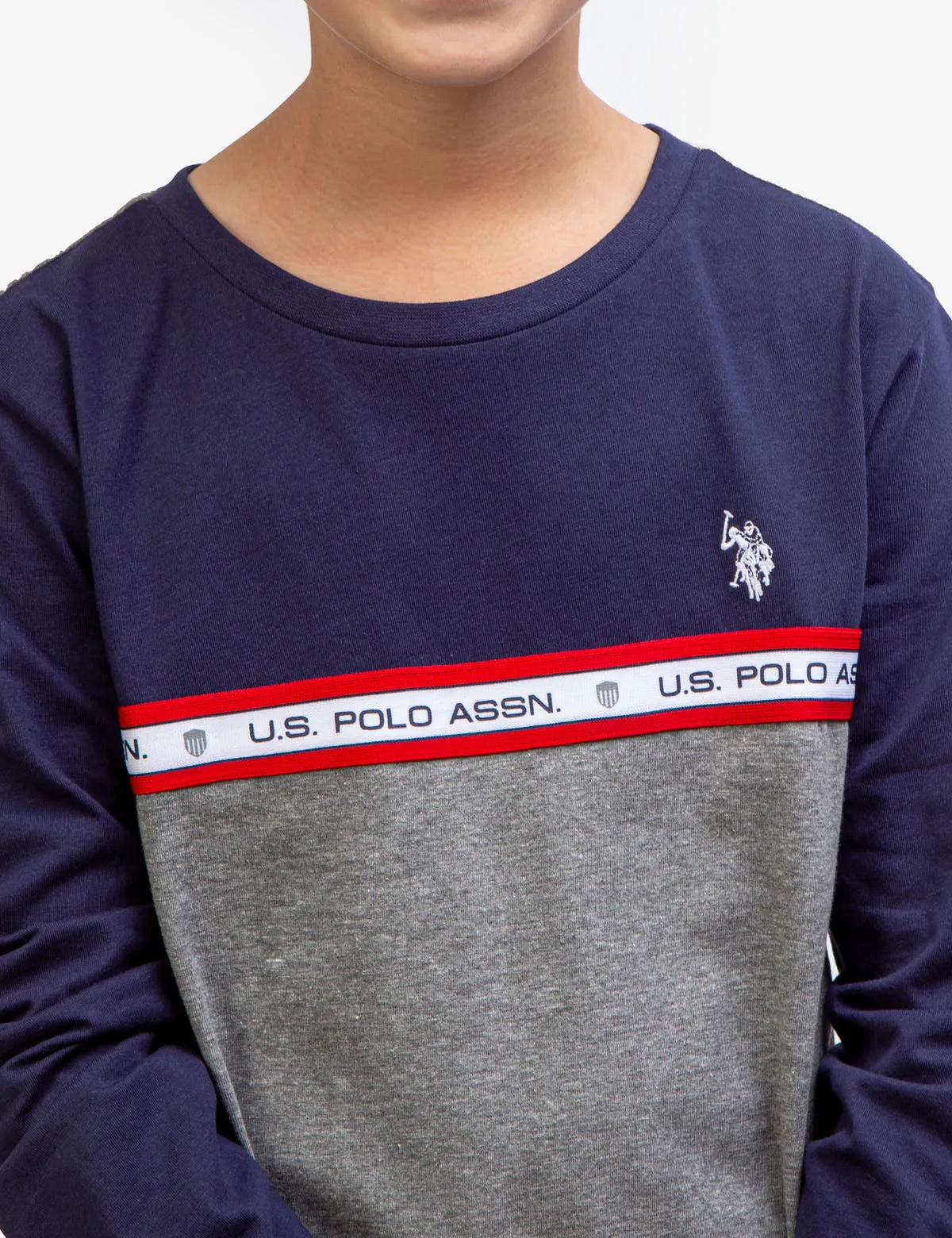 BOYS LONG SLEEVE USPA T-SHIRT