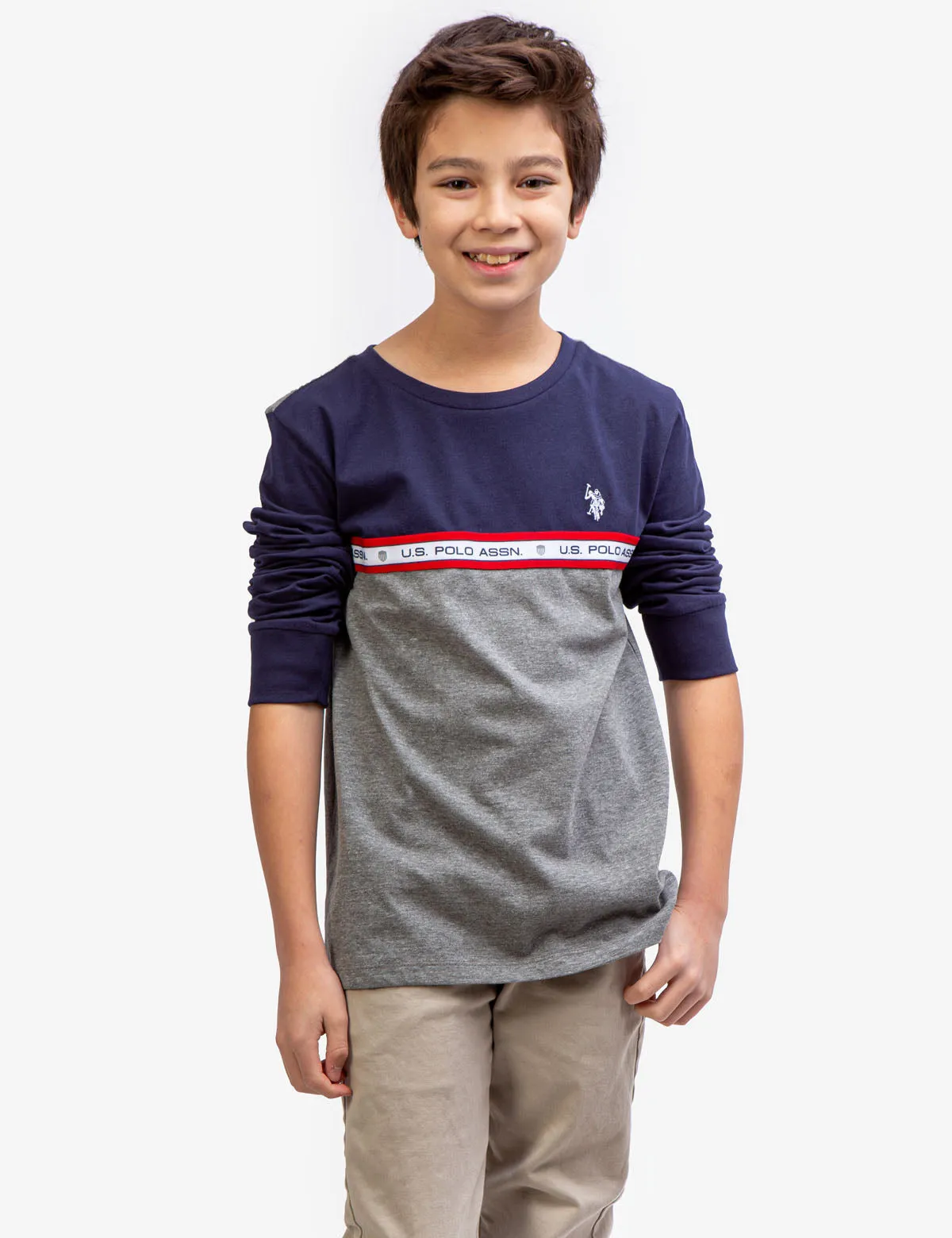BOYS LONG SLEEVE USPA T-SHIRT