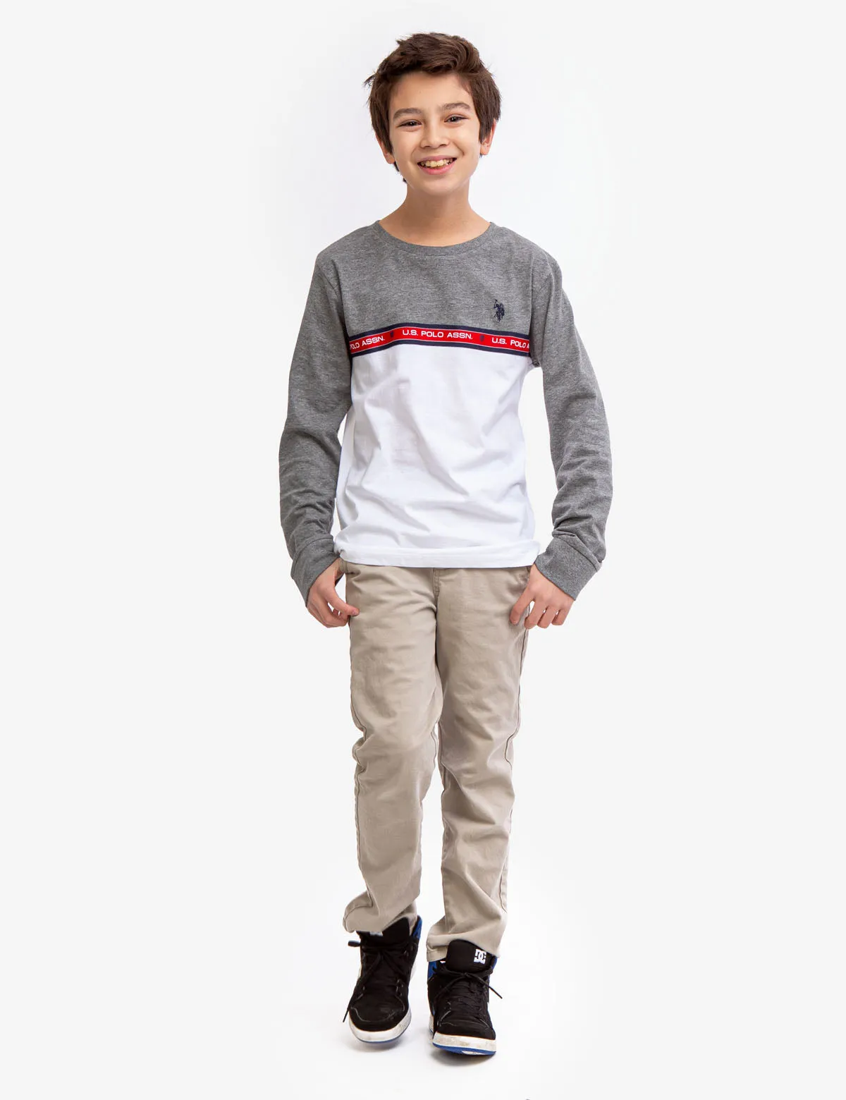 BOYS LONG SLEEVE USPA T-SHIRT