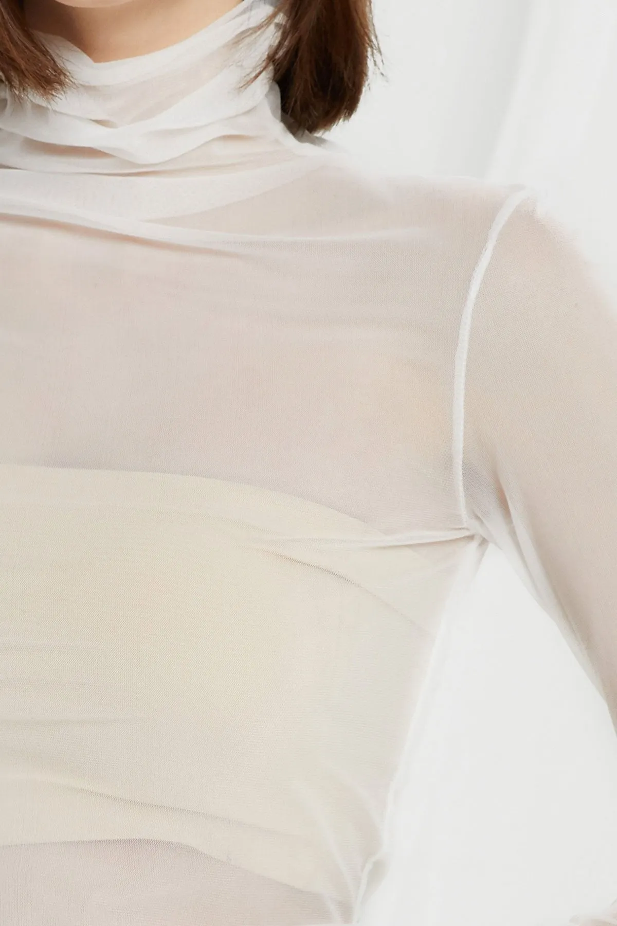 Brynlee Mesh Turtleneck Top-4 Colors