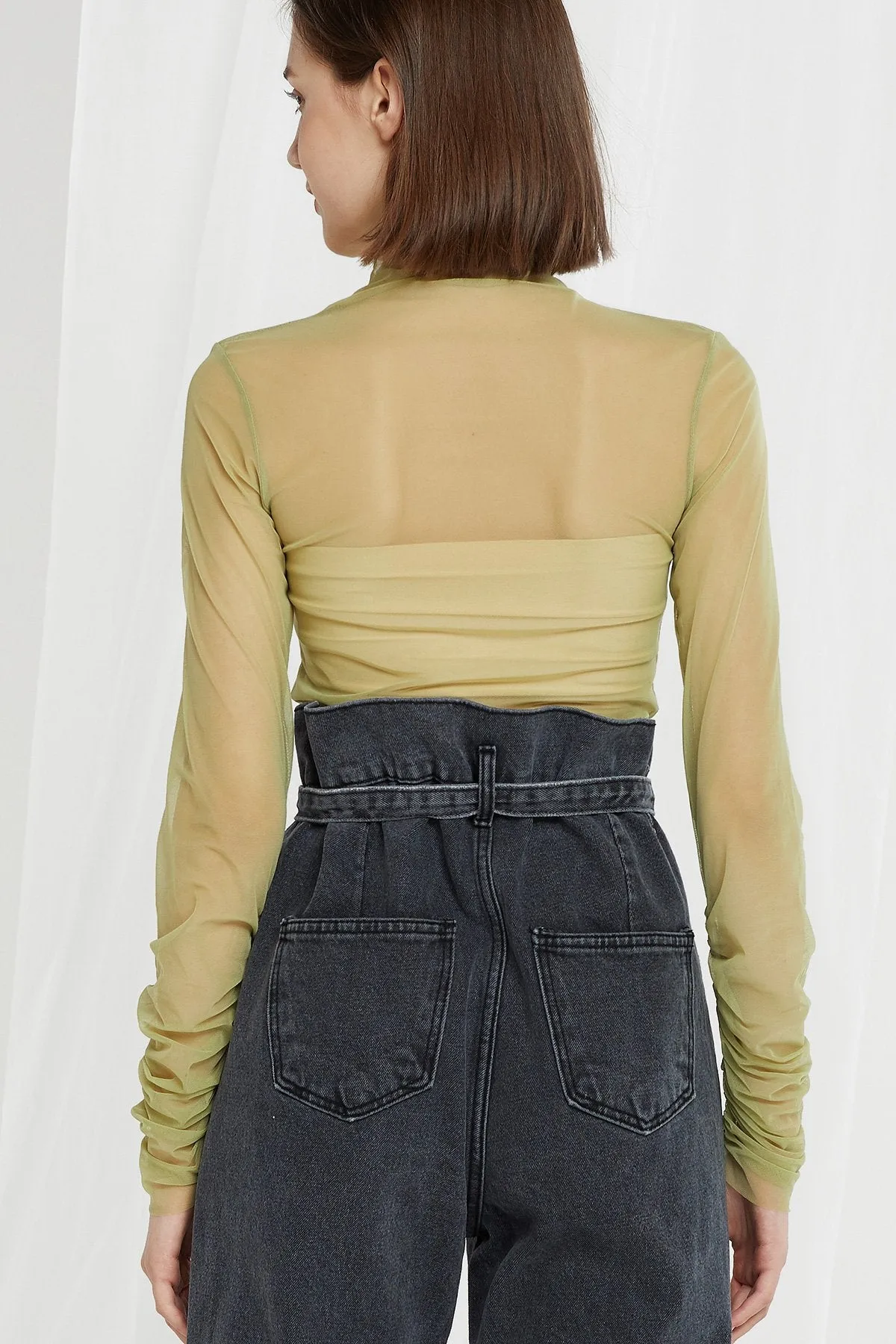 Brynlee Mesh Turtleneck Top-4 Colors