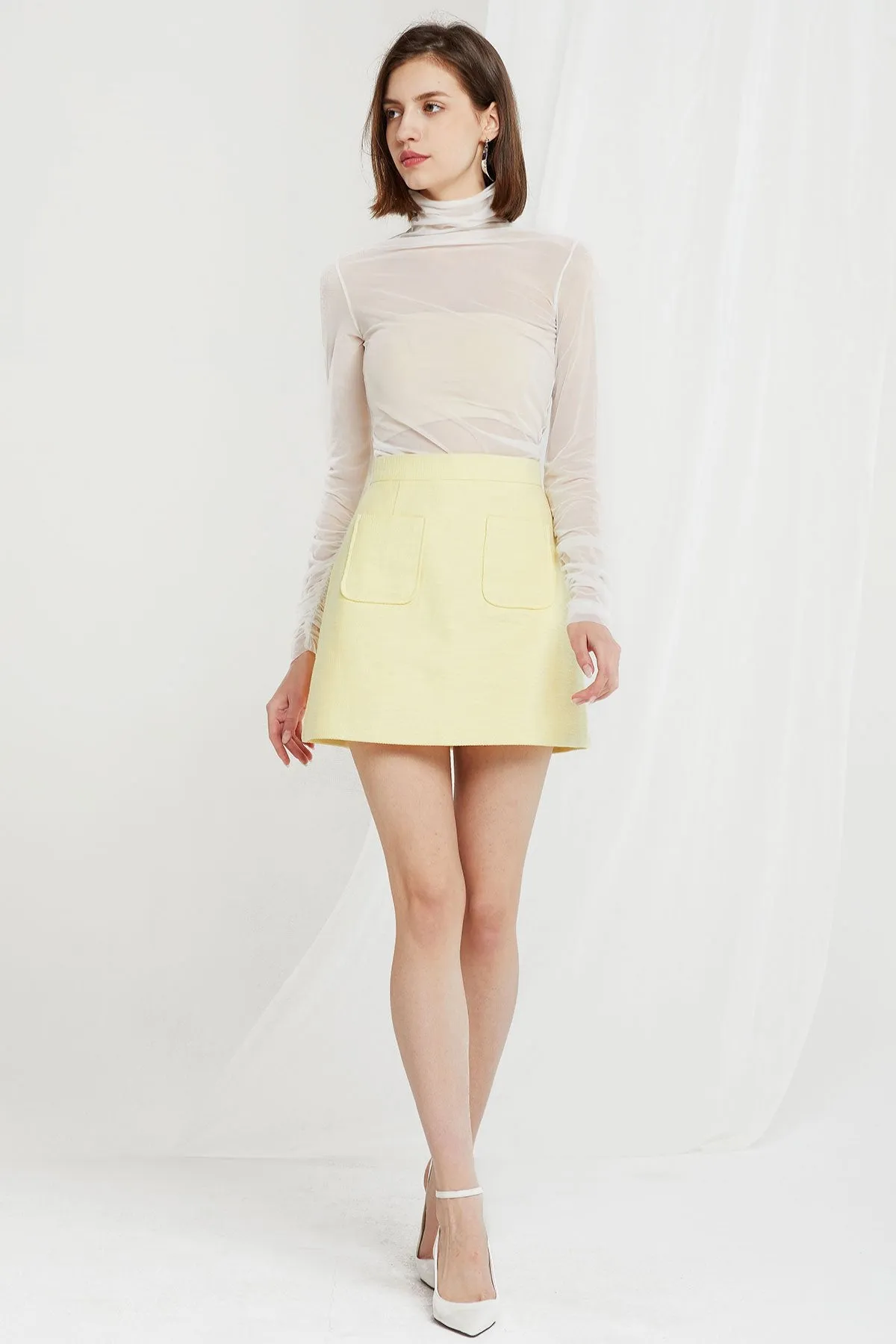 Brynlee Mesh Turtleneck Top-4 Colors