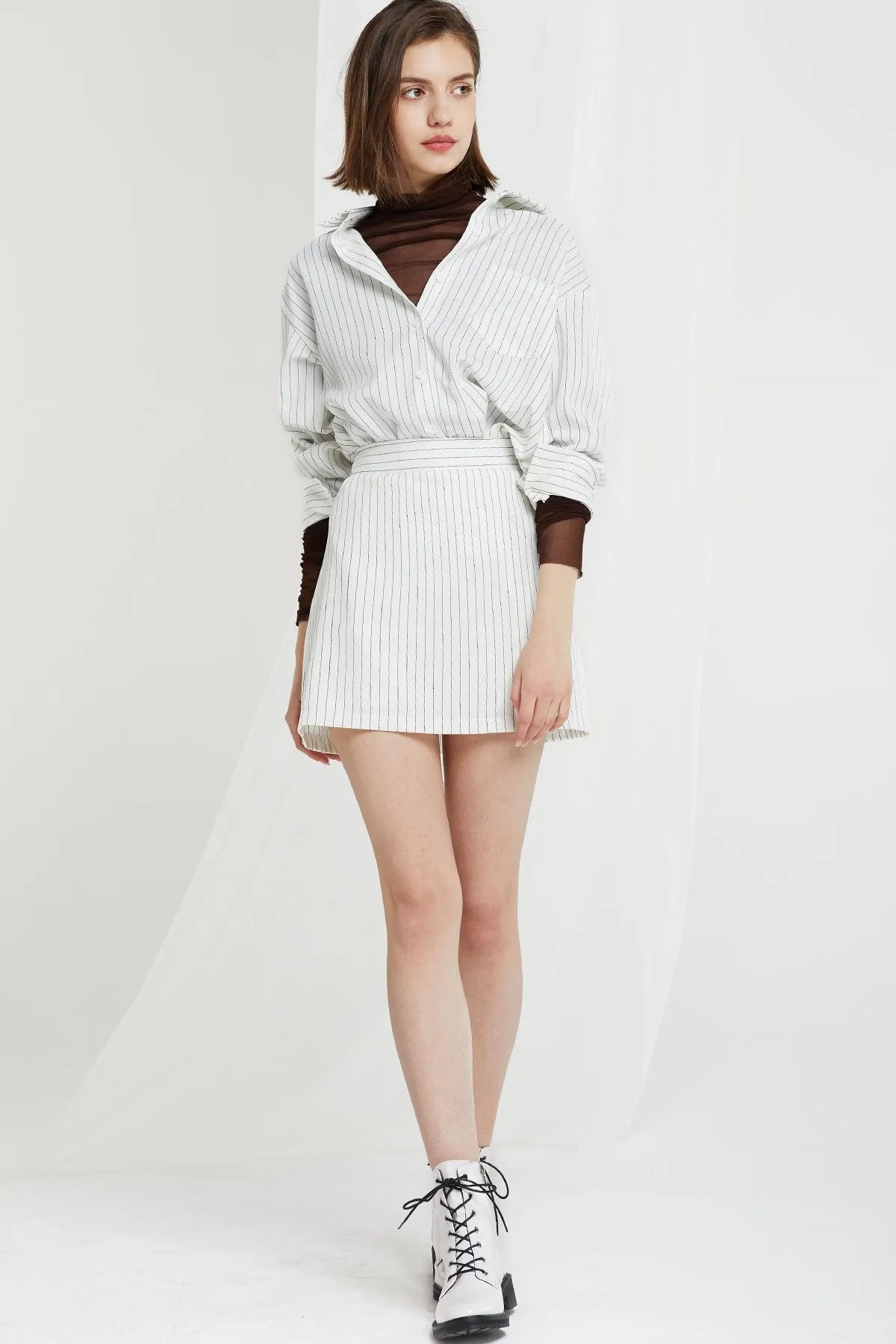 Brynlee Mesh Turtleneck Top-4 Colors