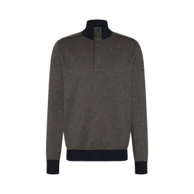 Navy Blue/Tan Bugatti Half-Zip Premium Sweater (Product ID: 4506380)