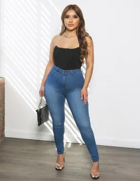 Chel's Welt Pocket High Rise Skinny Jeans