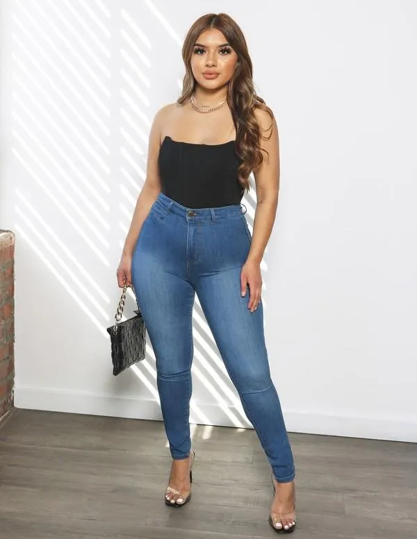 Chel's Welt Pocket High Rise Skinny Jeans