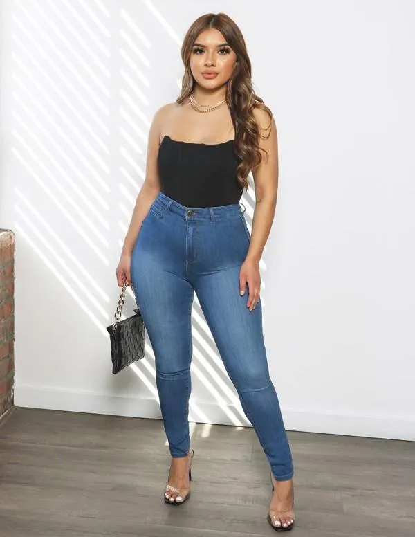 Chel's Welt Pocket High Rise Skinny Jeans