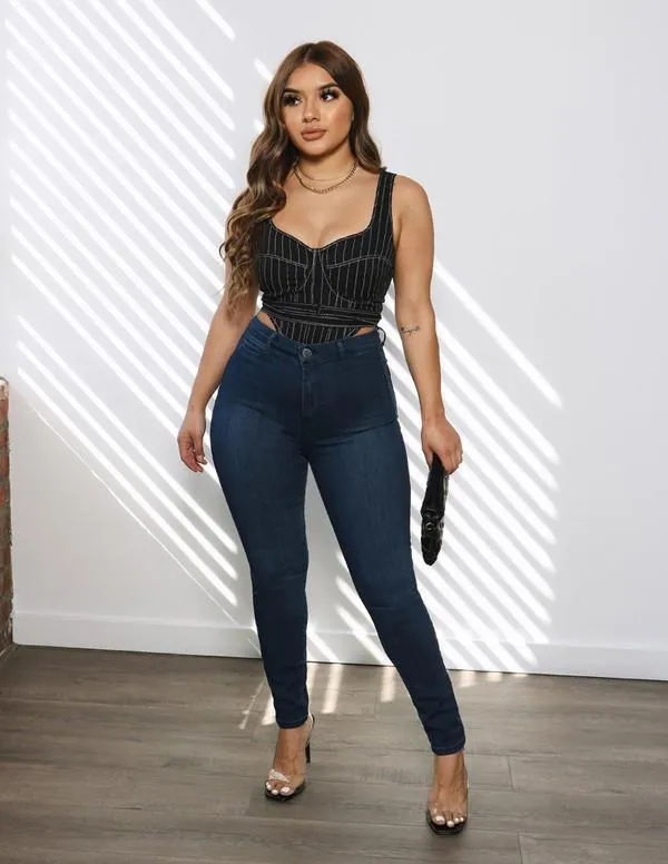 Chel's Welt Pocket High Rise Skinny Jeans