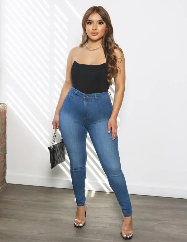 Chel's Welt Pocket High Rise Skinny Jeans