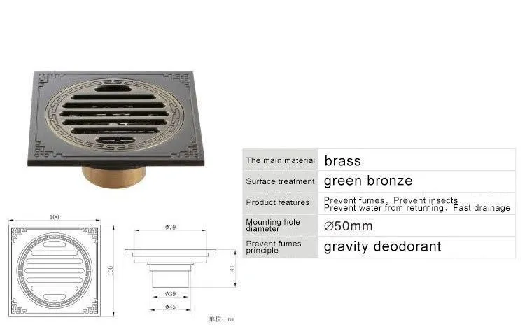 Classy Bathroom Floor Drain