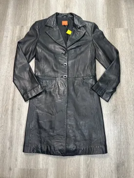 Coat Leather By ANONYMOUS In Black, Size: Xs