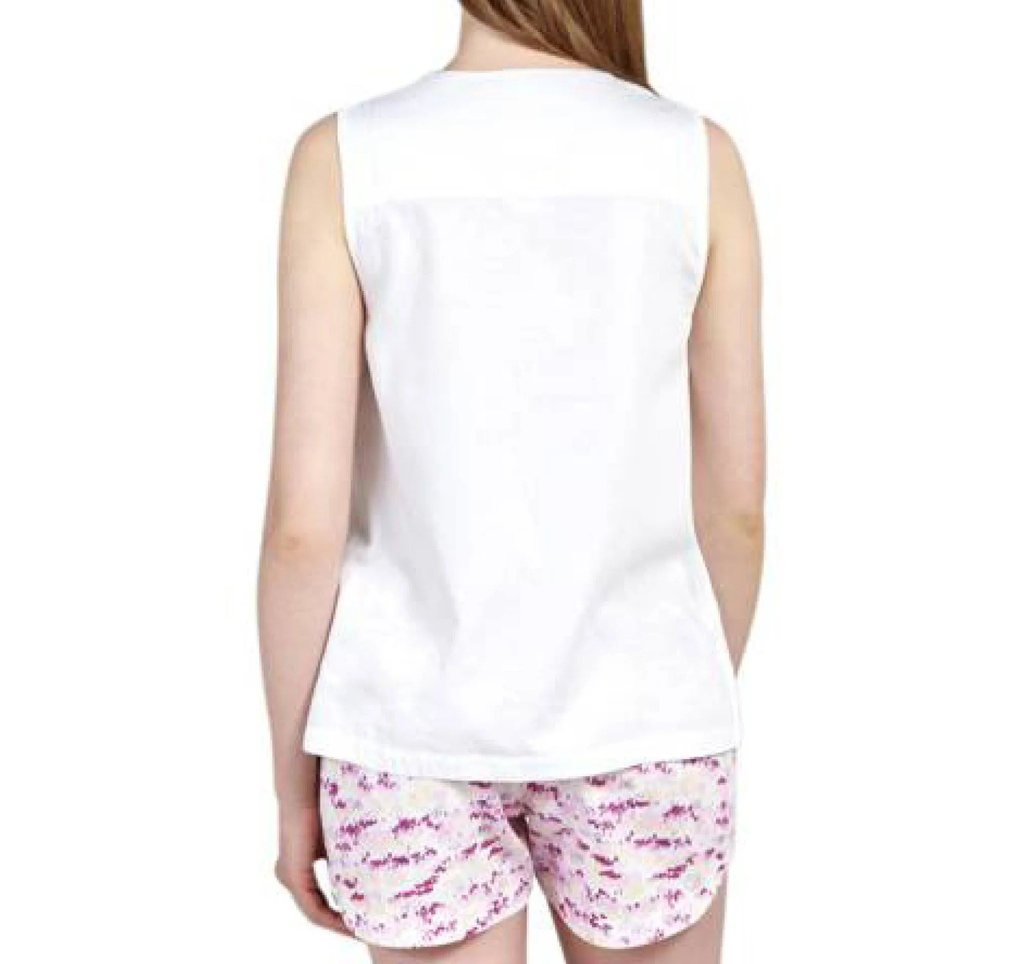 Cotton cross front night top [White]