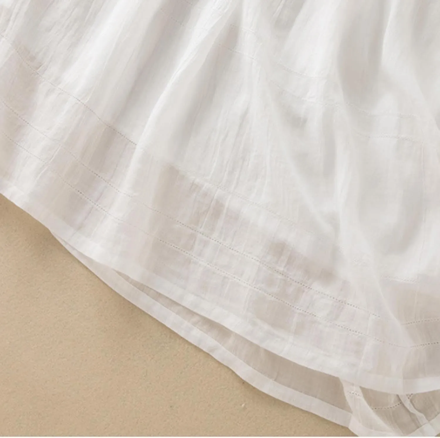 Cotton Linen Maxi Dress for Women Casual 3/4 Sleeve Crew Neck Long Dresses Flowy Boho Beach Vacation Sundress