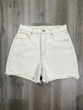 Cream Denim Shorts Loft, Size S