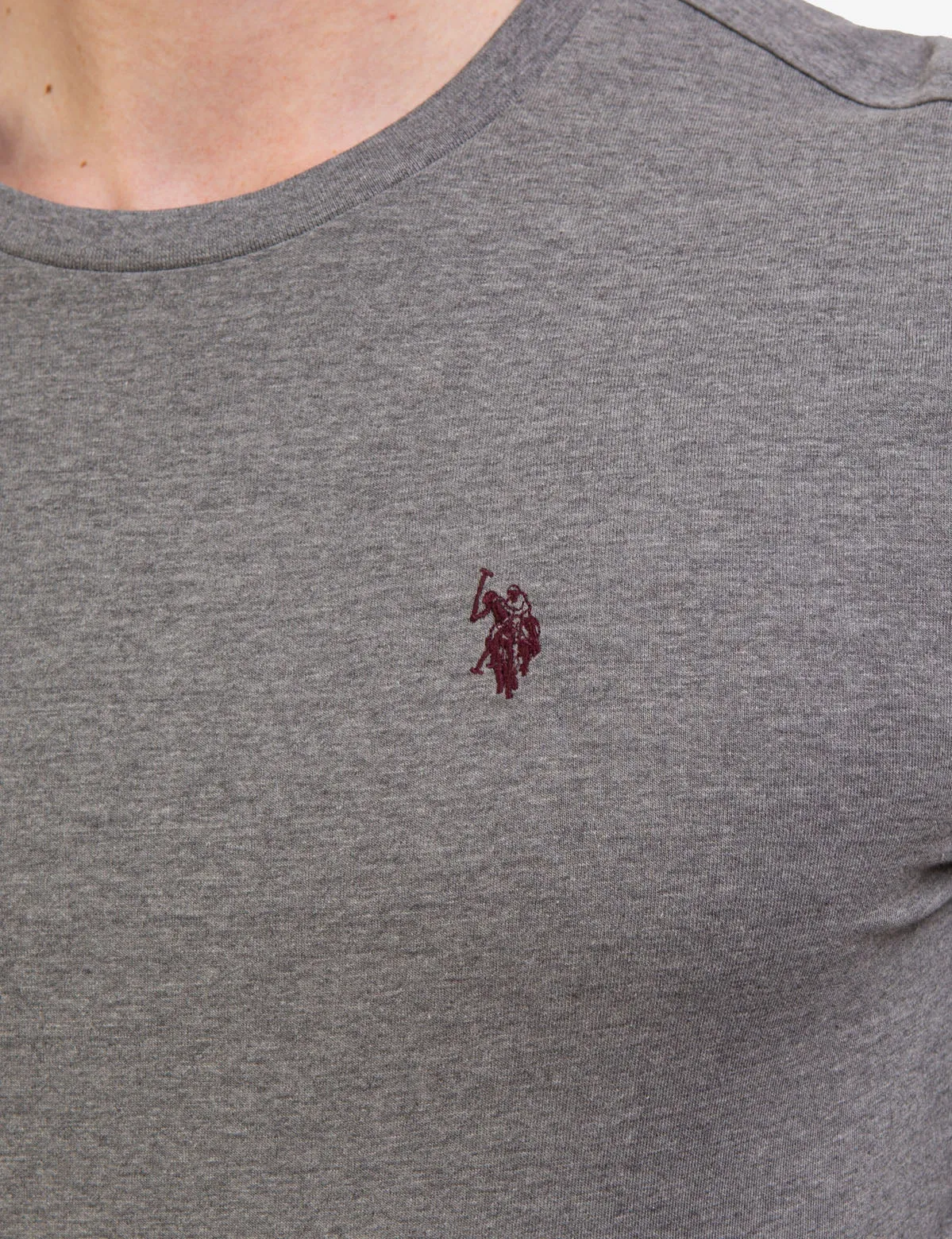 CREW NECK LONG SLEEVE LOGO T-SHIRT
