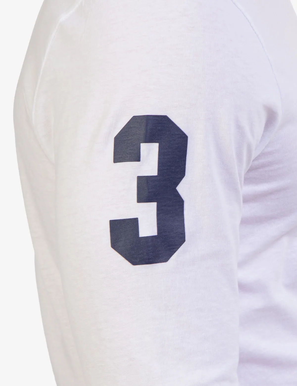 CREW NECK LONG SLEEVE LOGO T-SHIRT