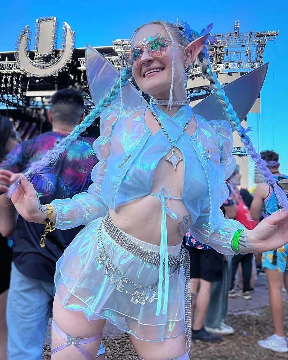 Dreamy Much Iridescent Puffer Jacket