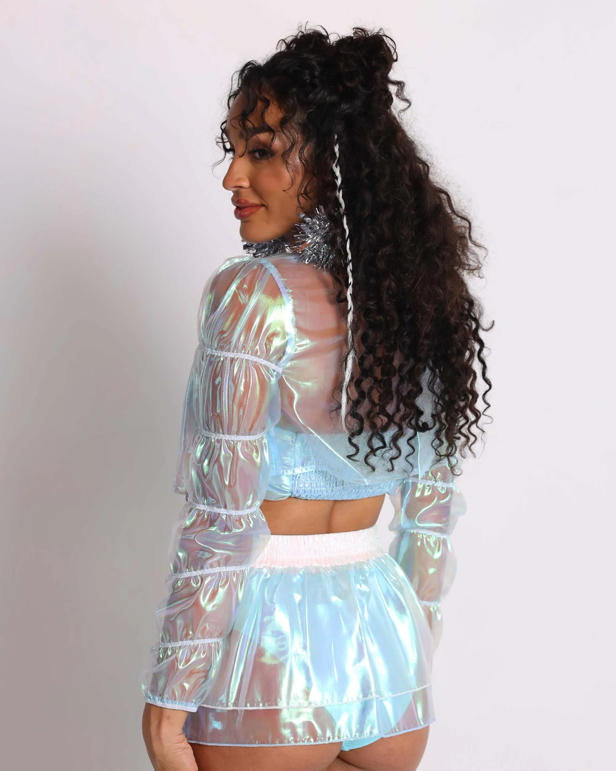 Dreamy Much Iridescent Puffer Jacket