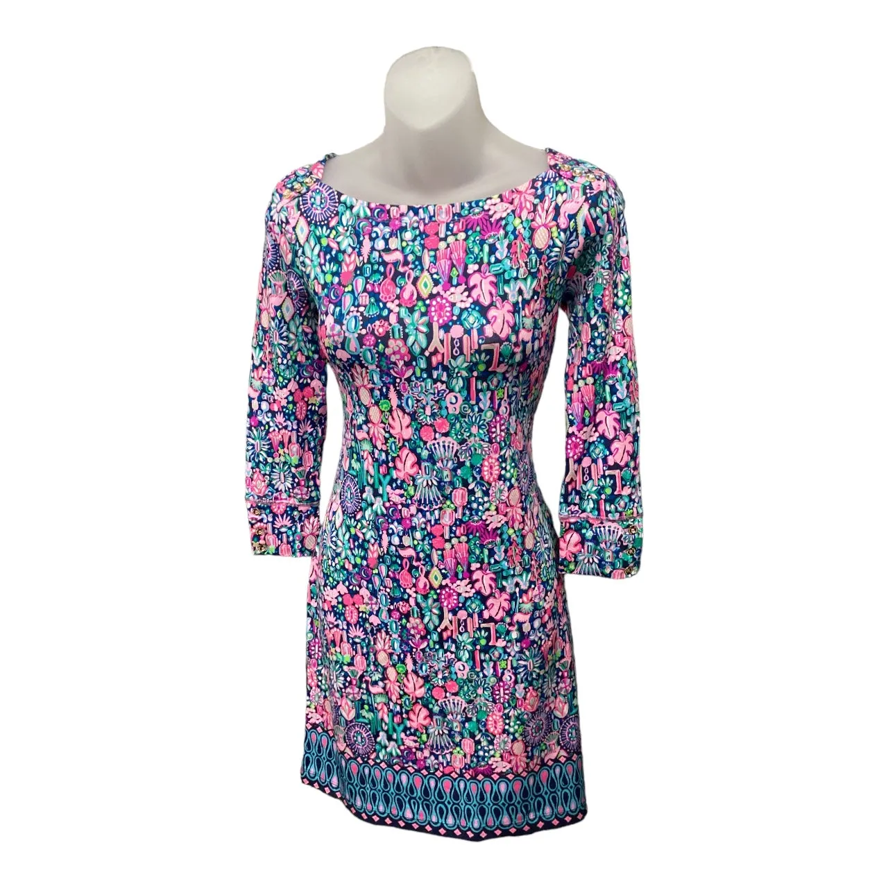 Dress Casual Short By Lilly Pulitzer In Floral Print, Size: Xs