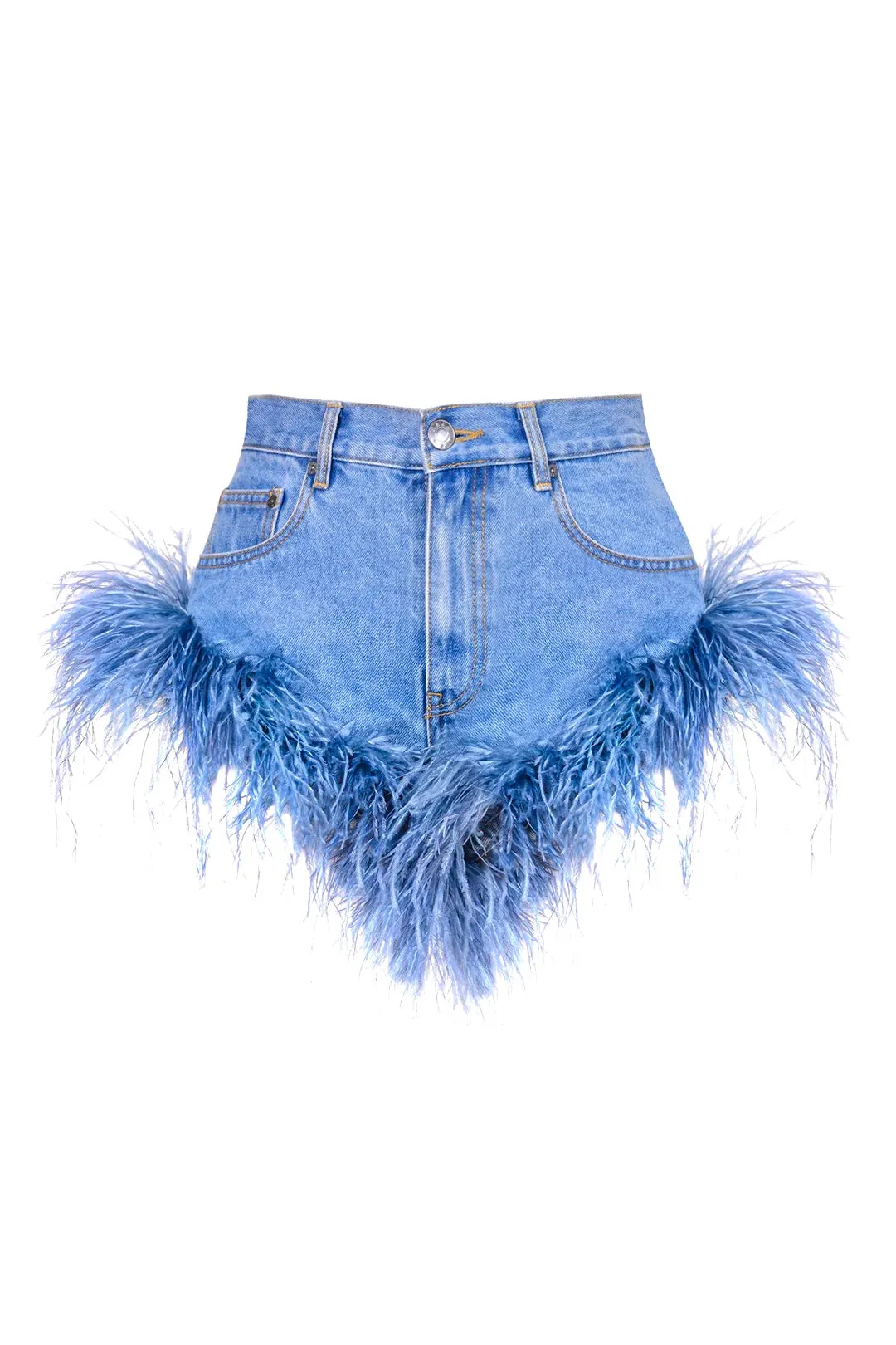 Feather Trim Hot Short