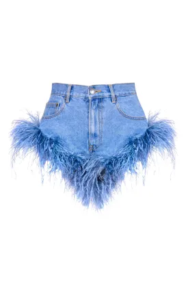 Feather Trim Hot Short
