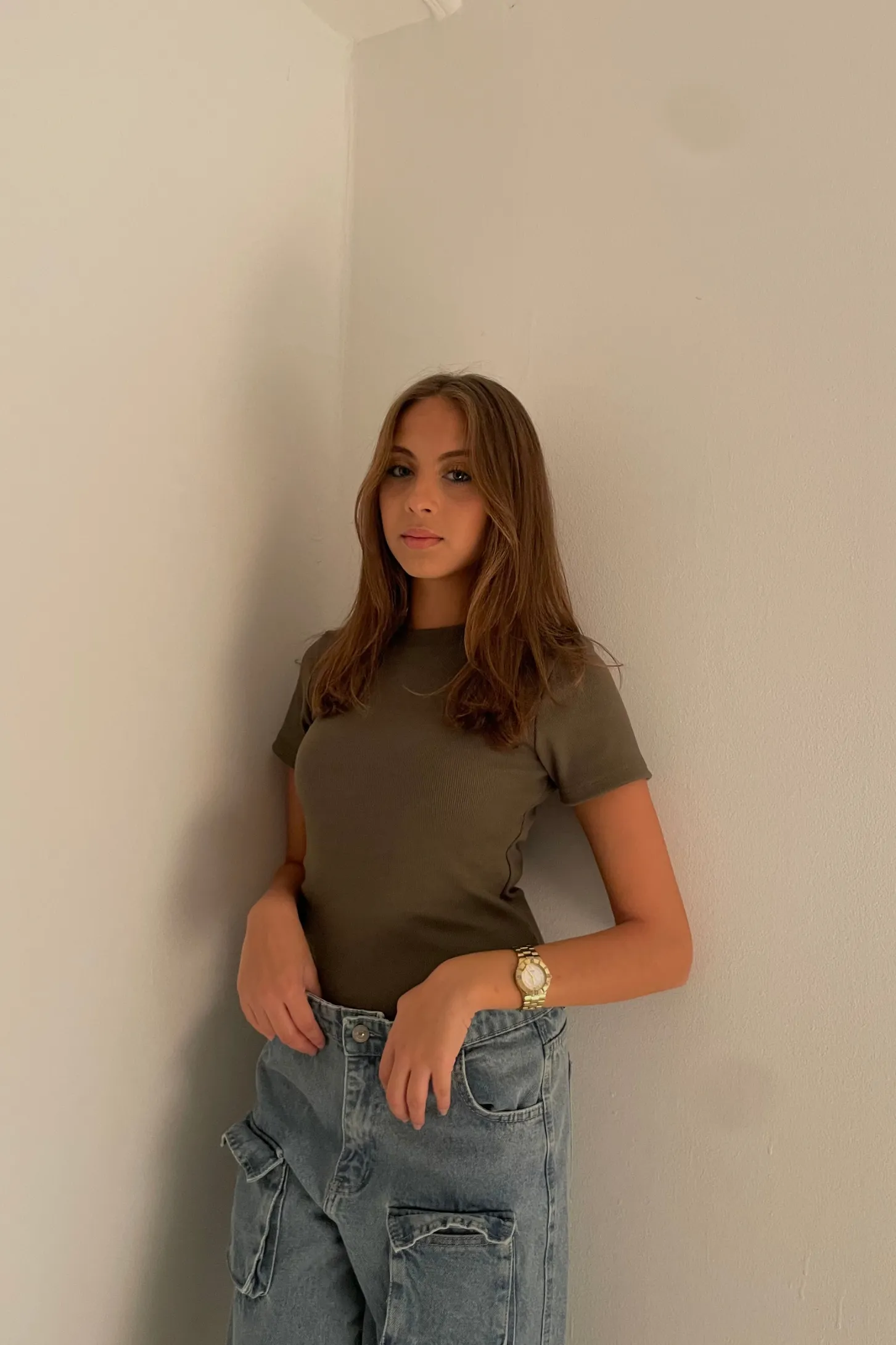 FITS EVERYBODY TOP - KHAKI