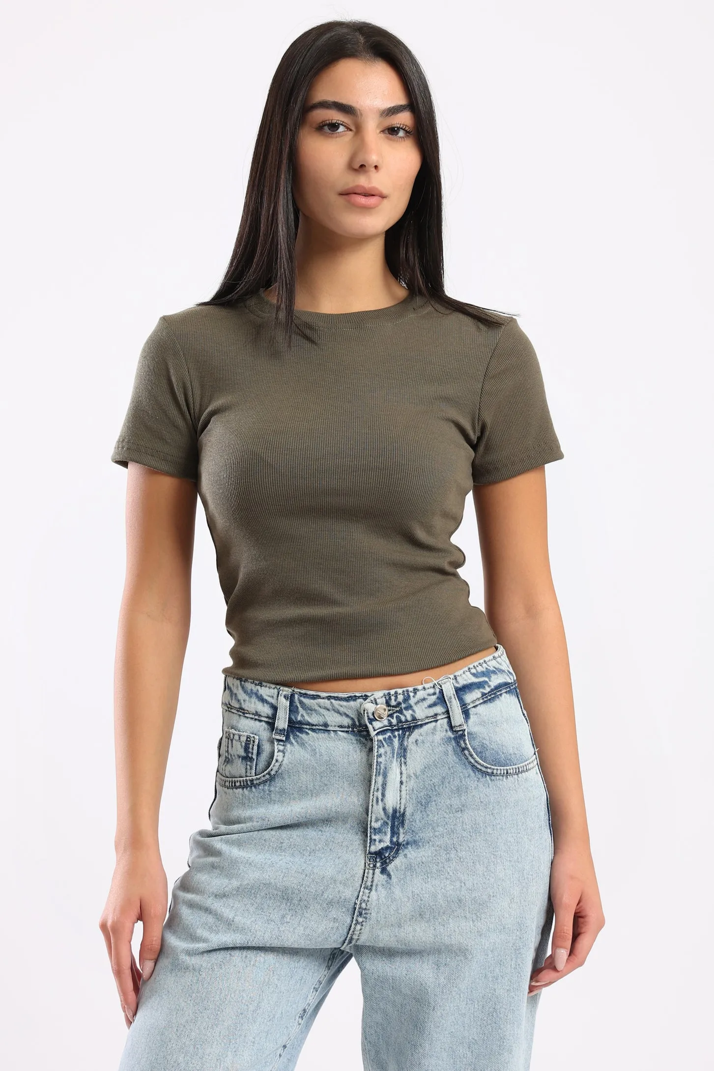 FITS EVERYBODY TOP - KHAKI