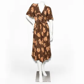 Floral Print Collared Dress