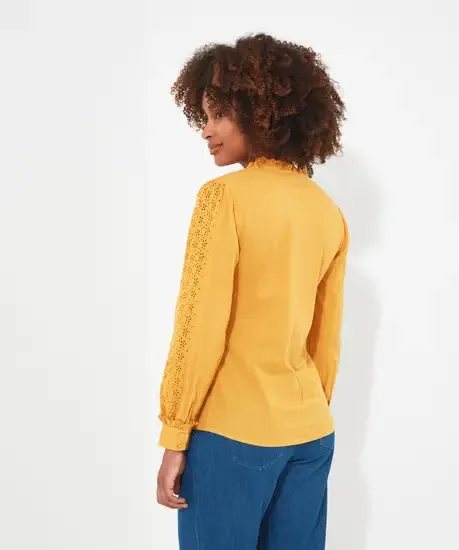 GORGEOUS BRODERIE BLOUSE