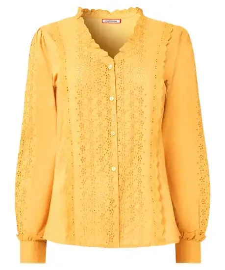 GORGEOUS BRODERIE BLOUSE
