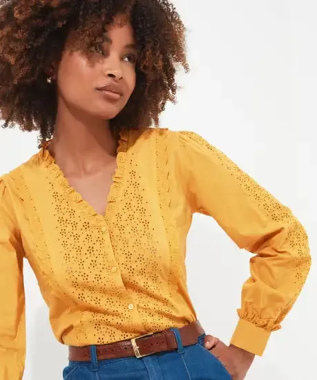 GORGEOUS BRODERIE BLOUSE